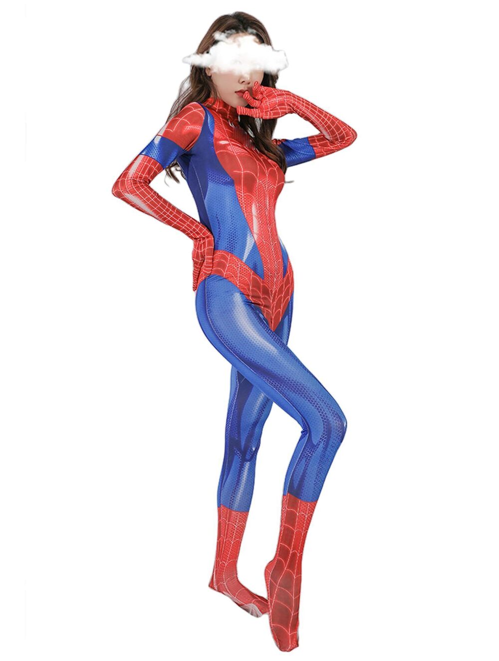 9781 Cosplay Teddy Underwear Jumpsuit Japanese Anime One Piece Tight